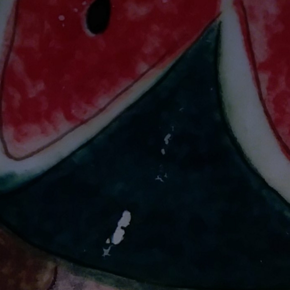 Lazzaro Italian Porcelain Hand-painted Fruit Plate - Picture 7 of 7